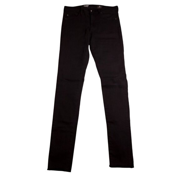 AG Adriano Goldschmied The Legging Super Skinny Jeans 26 Black Low Rise Stretch - Picture 4 of 8